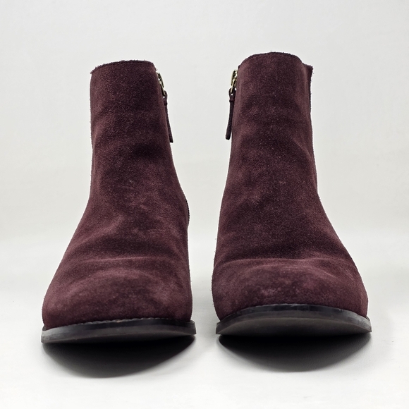 Cole Haan Womens Addie Bootie Garnet Burgundy W22414 Size 8.5 B Pre-owned - Picture 8 of 11